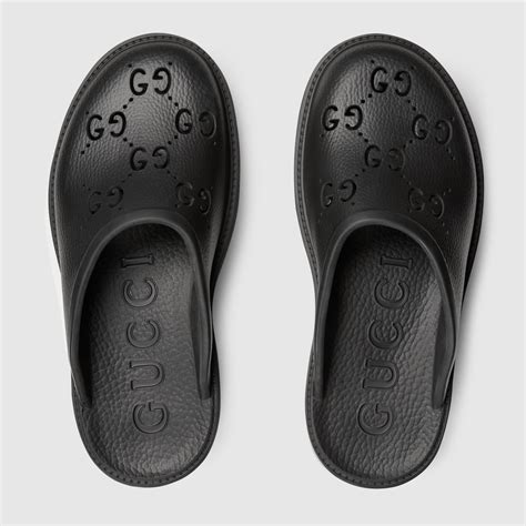 gucci womens sandals black|Gucci closed toe sandals.